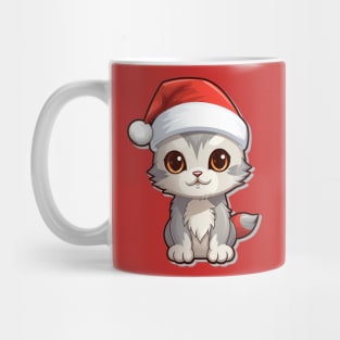 Cute Xmas Cat Mug